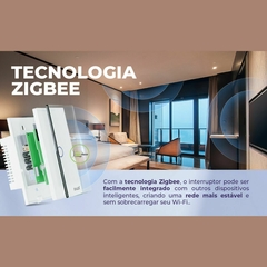 Interruptor Touch 2 Botões Zigbee 3.0 2.5D Ekaza Tuya EKAT T307 2ZW - comprar online