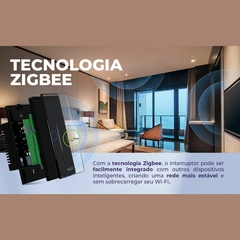 Interruptor Touch 3 Botões Zigbee 3.0 2.5D Ekaza Tuya EKAT T307 3ZP - comprar online