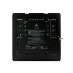 Interruptor Touch 4x4 4 Botões com Tomada WiFi 2.5D Ekaza Tuya EKAT T3075 4P - comprar online