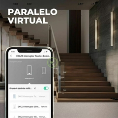 Interruptor Físico Zigbee Metal Press Elite Ekaza 1 Botão - Will Store 