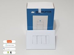 Interruptor Wifi Líder 3 Botões 4x2 (Embutir) Protocolo Tuya - loja online