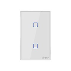 Capa Espelho Frontal Interruptor Touch Wi-Fi SONOFF de 1, 2 e 3 Botões - Branco ORIGINAL na internet