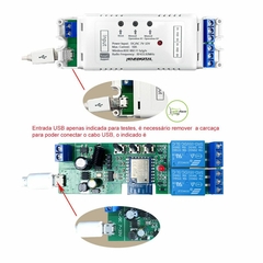 Interruptor Pulso Inteligente Wi-Fi 2 Canais Tuya - Novadigital - comprar online