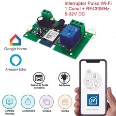 Interruptor Relê Pulso Inteligente Wi-fi Google / Alexa Tuya Nova Digital - comprar online