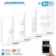 Interruptor Touch Wi-Fi + RF433Mhz 02 Botões Nova Digital - Tuya - Will Store 