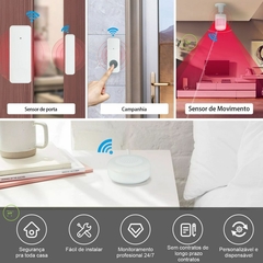 Kit Alarme Inteligente Wi-Fi Nova Digital Tuya - Compatível com Alexa e Google - comprar online