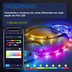 Kit Fita LED Inteligente Dream Color Novadigital Tuya - Will Store 
