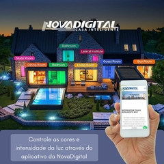 Plafon Inteligente Led 18W Wi-Fi RGB de Sobrepor Novadigital Tuya - loja online