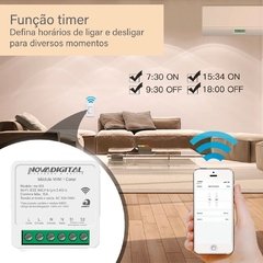 RELÉ MINI 1 CANAL 16A WI-FI NOVA DIGITAL - TUYA na internet