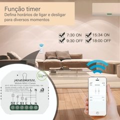 Relé Mini 2 Canais Wi-fi Nova Digital - Tuya na internet