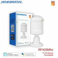 Sensor de Movimento / Presença RF 433Mhz Para Kit Alarme Novadigital Tuya - comprar online