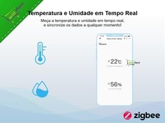 Sensor De Temperatura E Umidade Sonoff Zigbee Snzb-02 Alexa / Google - comprar online