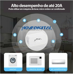 Tomada Inteligente Wifi 20A PRO Nova Digital - Tuya na internet