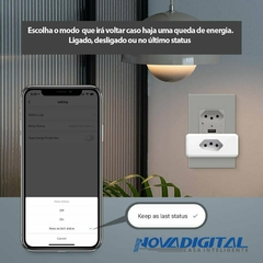 Tomada Inteligente Wifi 20A PRO Nova Digital - Tuya - loja online