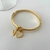 Bracelete Círculo Letra Coração Dourado - comprar online
