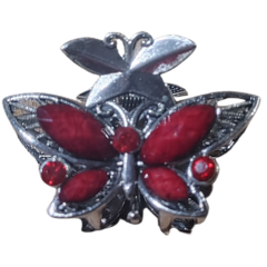 Broches para el cabello Metal Con Strass Y Gema Mariposa Para Mujer - comprar online