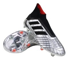 Botin adidas Predator 19+ Fg Silver Met Futbol Profesional - TODODEPORTESMFC