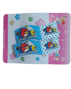 Hebillas Tic Tac Angry Birds Para Niñas Y Grandes x par modelo 2 - tienda online