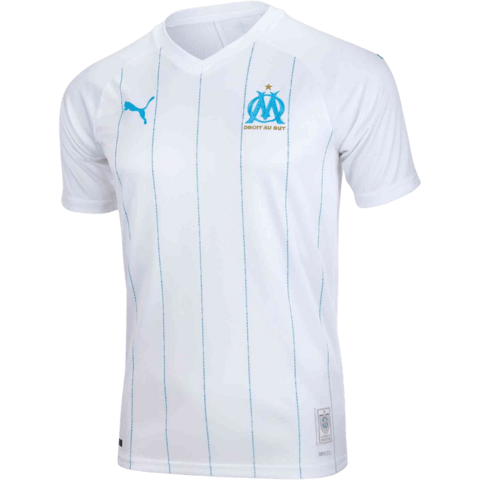 Camiseta de futbol profesional puma titular olympique Marsellie 20/21