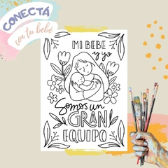 Ilustraciones "Baby en camino" (producto digital) - tienda online