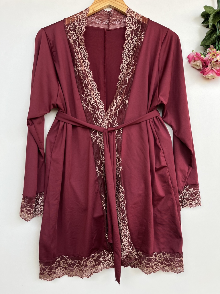 Robe Marsala - Comprar em Divine Moda Íntima