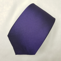 Gravata Semi-Slim Jacquard Roxo Trabalhado