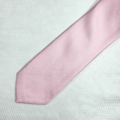 Gravata Slim Jacquard LIsa Trabalhado Rosa - comprar online