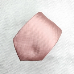 Gravata Slim Jacquard Lisa Trabalhado Rosé Escuro