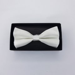 Gravata Borboleta Branca Lisa - comprar online