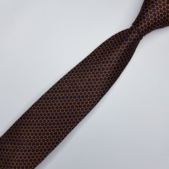 Gravata Semi-Slim Jacquard Azul Escuro Trabalhada - comprar online