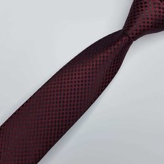 Gravata Semi-Slim Jacquard Preta com Bolinhas - comprar online