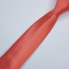 Gravata Semi-Slim Jacquard Salmão Trabalhada - comprar online