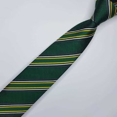 Gravata Semi-Slim Jacquard Verde Escuro Lisa - comprar online