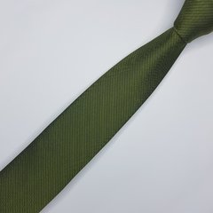 Gravata Semi-Slim Jacquard Verde Listrada - comprar online