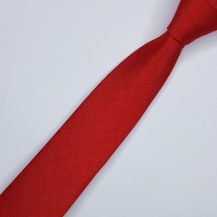 Gravata Semi-Slim Jacquard Roze com Quadradado - comprar online