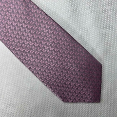 Gravata Semi-Slim Jacquard Rose Trabalhada - comprar online