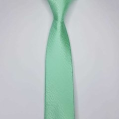 Gravata Clássica Jacquard Verde Claro Trabalhada na internet