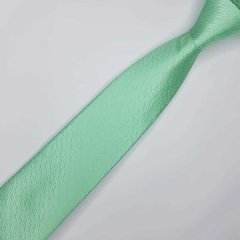 Gravata Clássica Jacquard Verde Claro Trabalhada - comprar online