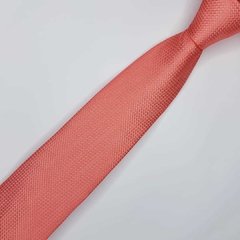 Gravata Clássica Jacquard Coral Trabalhada - comprar online