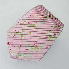 Gravata Semi-Slim Drapeada Rosa Floral na internet