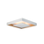 PLAFON QUADRADO NEW PICTURE 47 CM LED 20W 3000K BIVOLT BRANCO E DOURADO