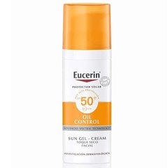 EUCERIN SUN GEL CREMA FACIAL TOQUE SECO FPS 50+ X 50 ML