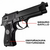 PISTOLA AIRSOFT 6mm ELECTRICA BERETTA M92 MGB CM.126 CYMA - comprar online