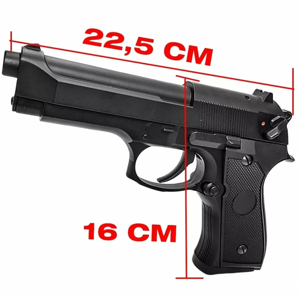 ✓ CYMA CM126 - Pistola de airsoft ELÉCTRICA (6mm) 