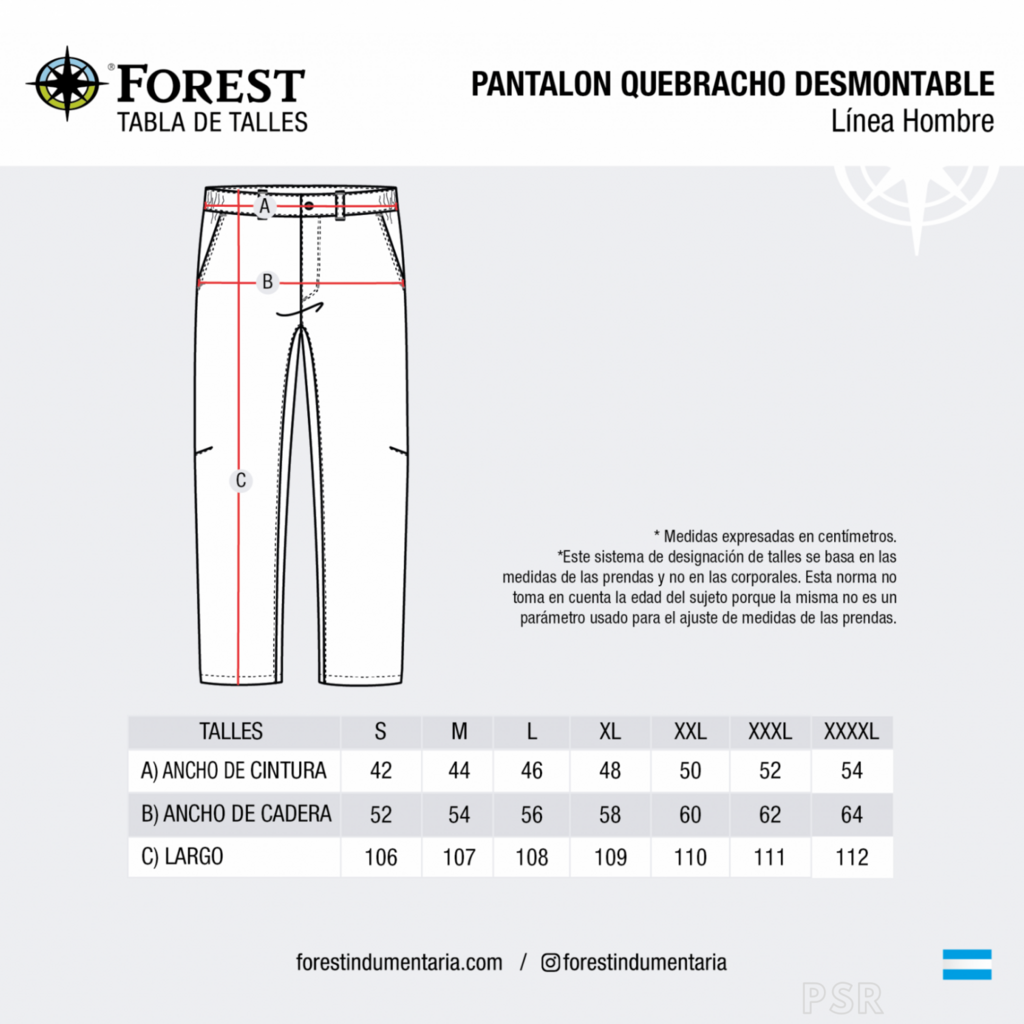 Forest Pantalones de senderismo hombre