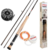 COMBO PESCA 5/6# BROWN FLY 9056 270cm 3 SECCIONES WATERDOG