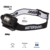 LINTERNA FRONTAL 600 LUMENS RECARGABLE WATERDOG - comprar online