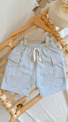 Short Cargo Gris Melange - comprar online