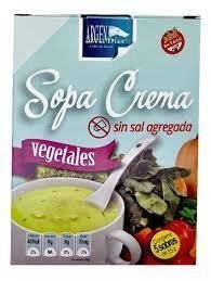 ARGENDIET - sopa crema vegetales sin sal agregado x 5 sobres