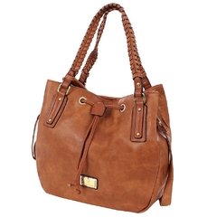 Bolsa Feminina Couro PU Super Luxo com Detalhes em Alto Relevo Com Alça - comprar online